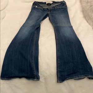 Girls Abercrombie kids flare leg jeans